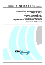 ETSI TS 101852-2-1-V1.1.1 17.12.2001