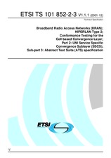 ETSI TS 101852-2-3-V1.1.1 17.12.2001