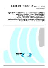 ETSI TS 101871-1-V1.2.1 30.4.2003