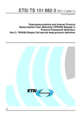 Norma ETSI TS 101882-3-V4.1.1 25.11.2003 náhled