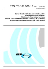 ETSI TS 101909-18-V1.2.1 5.8.2003
