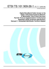 ETSI TS 101909-26-1-V1.1.1 12.6.2003