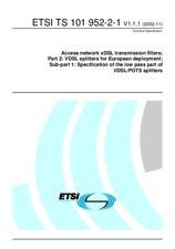 Náhled ETSI TS 101952-2-1-V1.1.1 15.11.2002