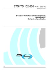 ETSI TS 102000-V1.1.1 28.6.2002