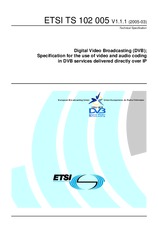 Norma ETSI TS 102005-V1.1.1 17.3.2005 náhled