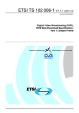 Náhled ETSI TS 102006-1-V1.1.1 18.12.2001