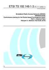 ETSI TS 102148-1-3-V1.1.1 22.11.2002