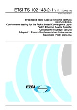 ETSI TS 102148-2-1-V1.1.1 22.11.2002