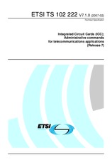 ETSI TS 102222-V7.1.0 1.2.2007