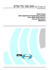 ETSI TS 102240-V6.1.0 1.12.2004