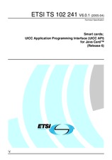Náhled ETSI TS 102241-V6.0.0 11.6.2003