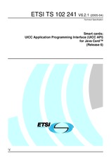 Náhled ETSI TS 102241-V6.2.0 13.1.2004