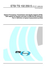 ETSI TS 102250-5-V1.2.1 19.5.2005