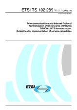 ETSI TS 102289-V1.1.1 25.11.2003