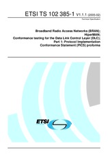 ETSI TS 102385-1-V1.1.1 25.2.2005