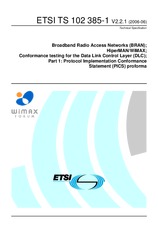 Norma ETSI TS 102385-1-V2.2.1 26.6.2006 náhled
