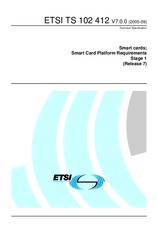 Norma ETSI TS 102412-V7.0.0 19.9.2005 náhled