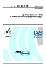 Norma ETSI TS 102611-1-V1.3.1 18.3.2010 náhled