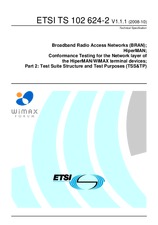 Norma ETSI TS 102624-2-V1.1.1 31.10.2008 náhled