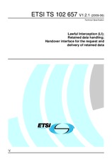 ETSI TS 102657-V1.2.1 17.6.2009