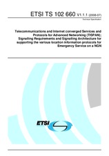 ETSI TS 102660-V1.1.1 25.7.2008