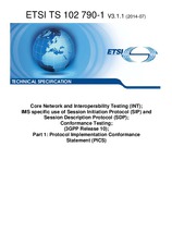 Náhled ETSI TS 102790-1-V3.1.1 3.7.2014