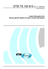 Náhled ETSI TS 102815-V1.1.1 7.9.2005