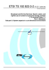 Náhled ETSI TS 102822-3-2-V1.2.1 8.9.2004