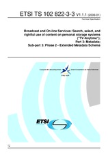 ETSI TS 102822-3-3-V1.1.1 23.1.2006