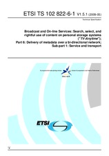 ETSI TS 102822-6-1-V1.5.1 27.5.2009