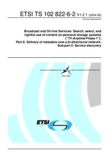 ETSI TS 102822-6-2-V1.2.1 8.9.2004