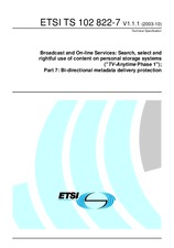 ETSI TS 102822-7-V1.1.1 2.10.2003