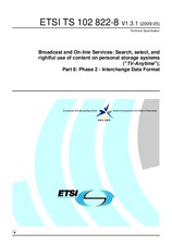 ETSI TS 102822-8-V1.3.1 27.5.2009