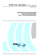 ETSI TS 102936-1-V1.1.1 1.4.2011