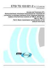 ETSI TS 103021-2-V1.1.1 26.8.2003