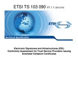 Náhled ETSI TS 103090-V1.1.1 20.4.2012