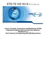 ETSI TS 103161-8-V1.1.1 27.10.2011