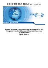 ETSI TS 103161-9-V1.1.1 27.10.2011