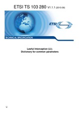 Náhled ETSI TS 103280-V1.1.1 21.8.2015
