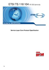 Norma ETSI TS 118104-V1.0.0 18.2.2015 náhled