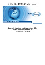 Náhled ETSI TS 119401-V2.0.1 1.7.2015