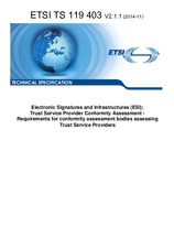 Náhled ETSI TS 119403-V2.1.1 7.11.2014