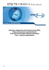 Náhled ETSI TS 119411-1-V1.0.1 1.7.2015