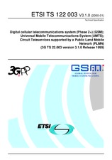 ETSI TS 122003-V3.1.0 28.1.2000