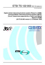 Norma ETSI TS 122003-V3.1.0 28.1.2000 náhled
