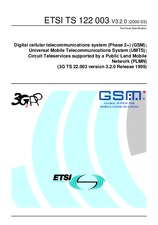 ETSI TS 122003-V3.2.0 31.3.2000