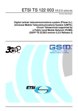 ETSI TS 122003-V5.2.0 30.6.2002