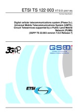 ETSI TS 122003-V7.0.0 30.6.2007