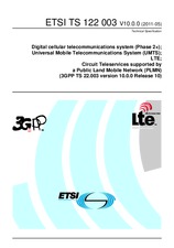 ETSI TS 122003-V10.0.0 18.5.2011