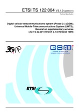 Norma ETSI TS 122004-V3.1.0 28.1.2000 náhled